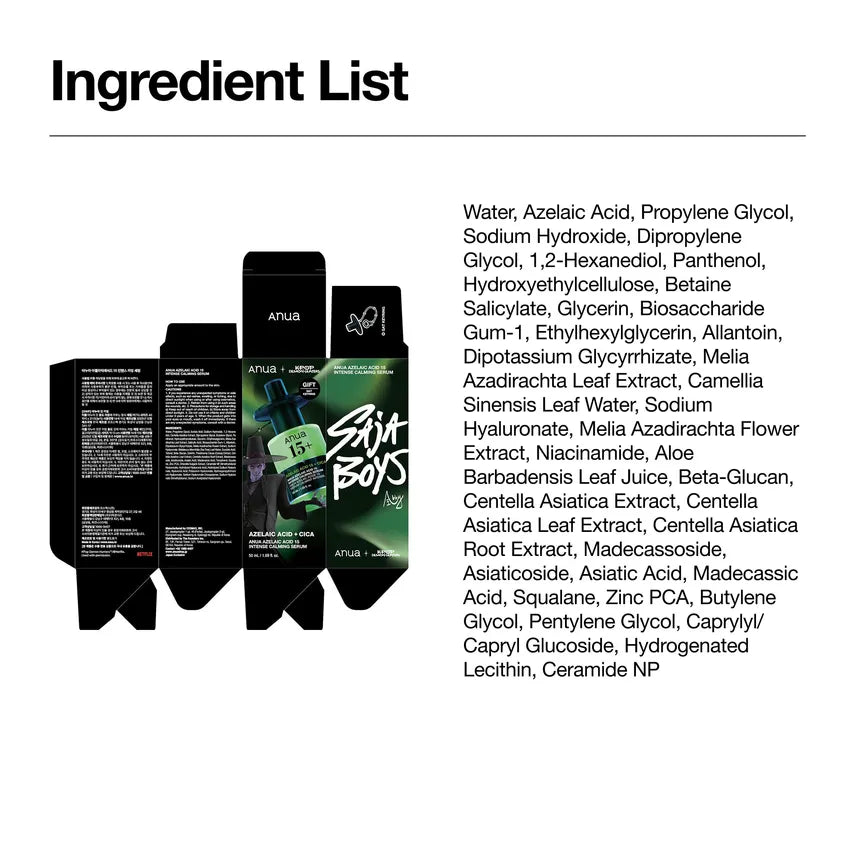 Anua - Kpop Demon Hunters Azelaic Acid 10 Hyaluron Redness Soothing Serum