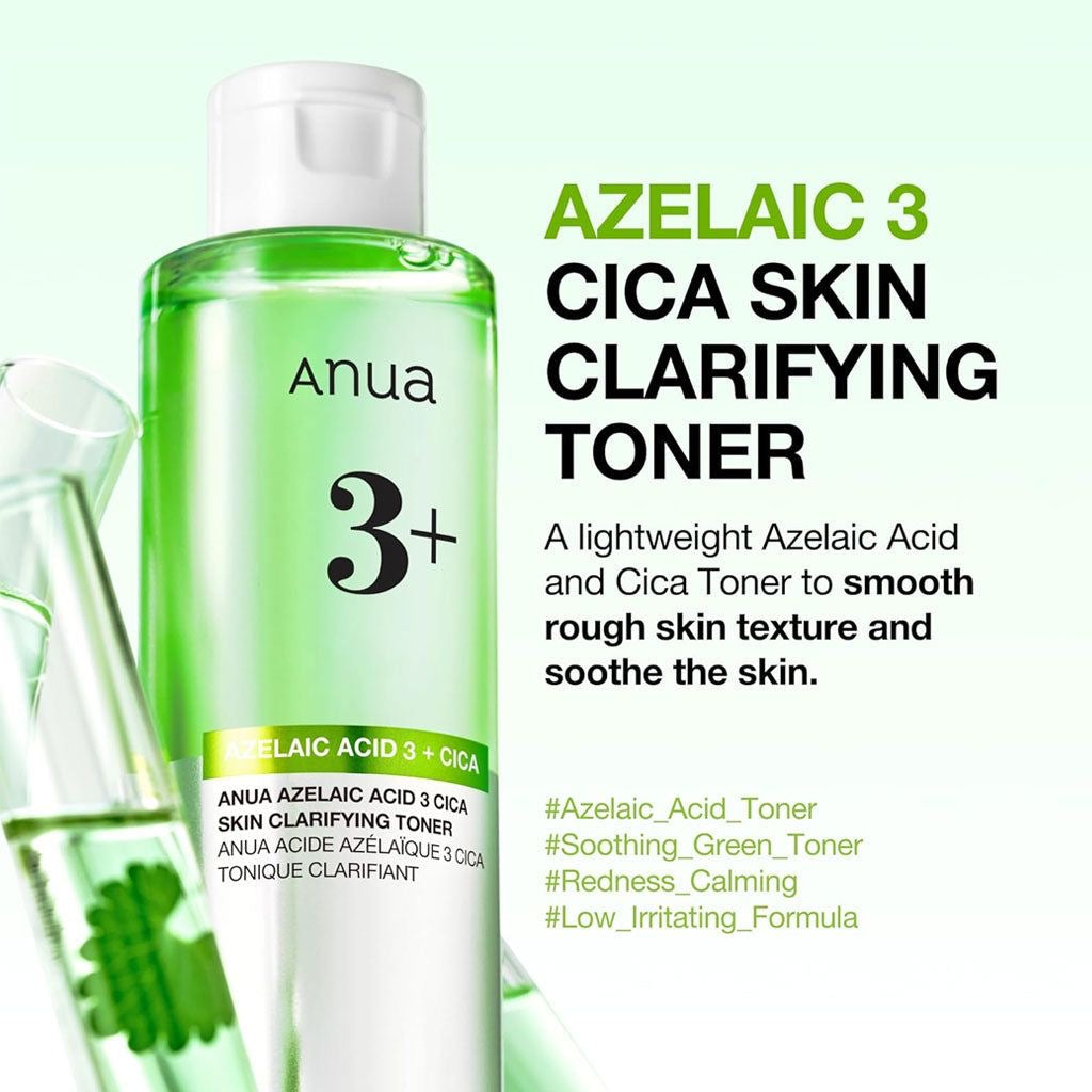 Anua 3+ Azelaic Acid 3+Cica Skin Clarifying Toner