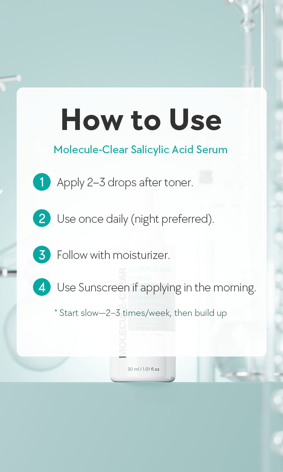 NINELESS [MOLECULE-CLEAR] Salicylic Acid Serum