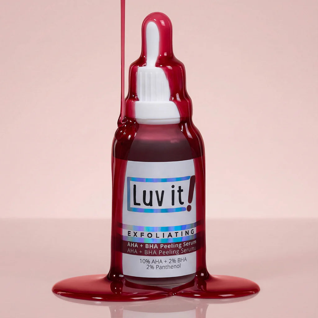 Luv it! Exfoliating AHA + BHA Peeling Serum