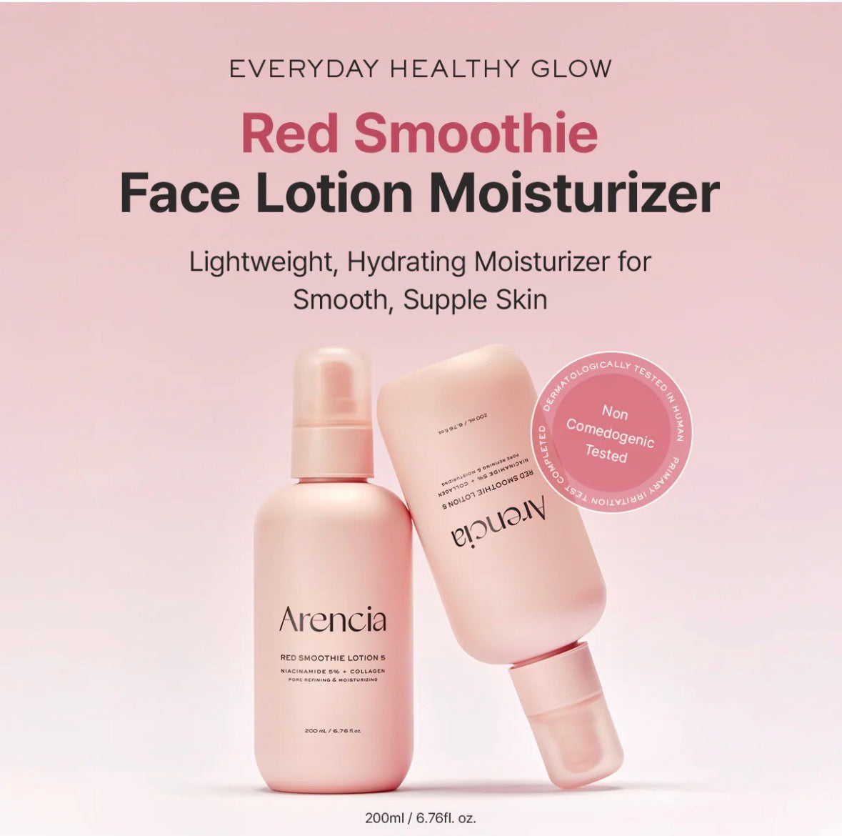 Arencia red smoothie lotion 5