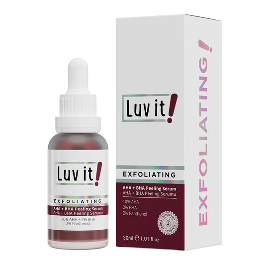 Luv it! Exfoliating AHA + BHA Peeling Serum
