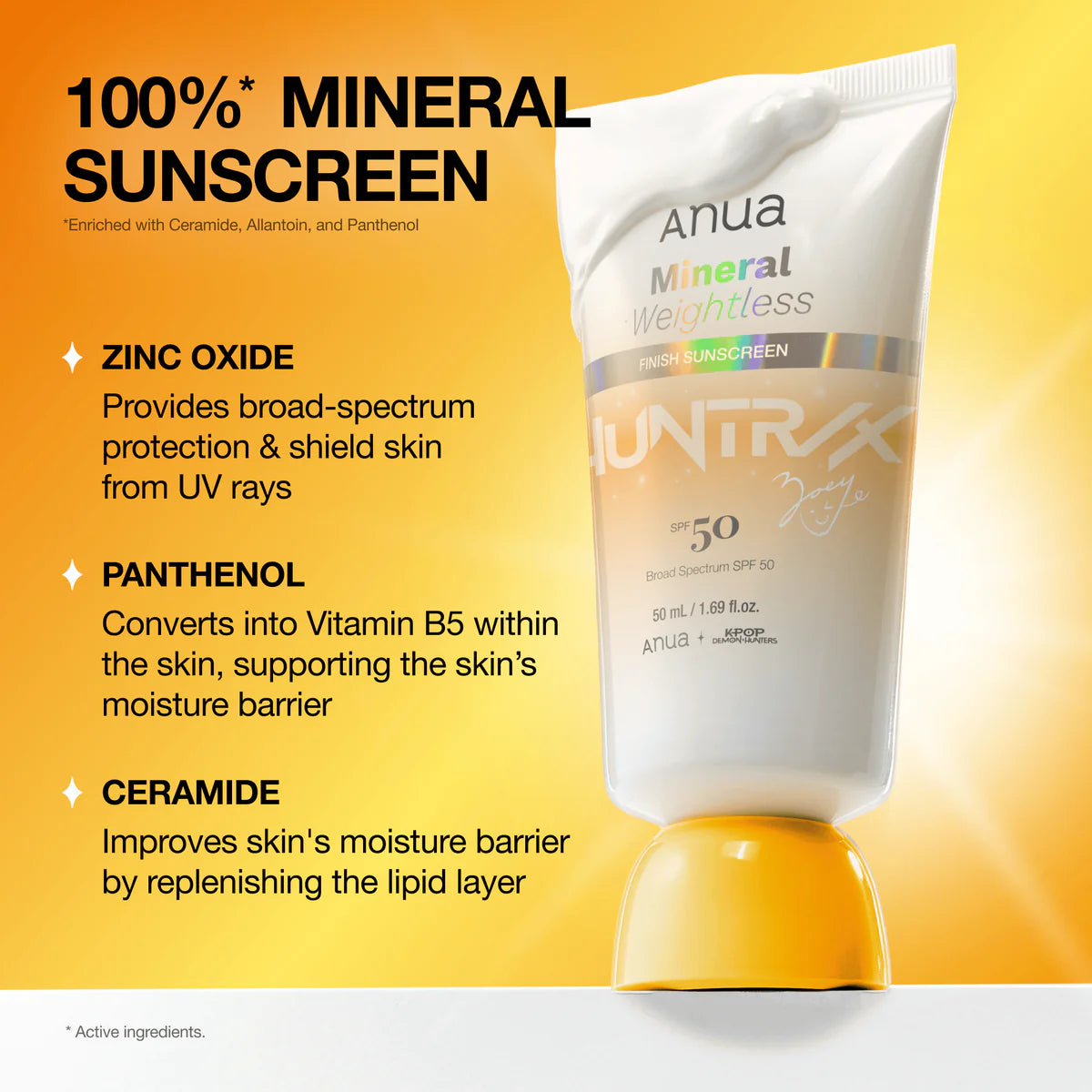 Anua Mineral Weightless Finish Sunscreen