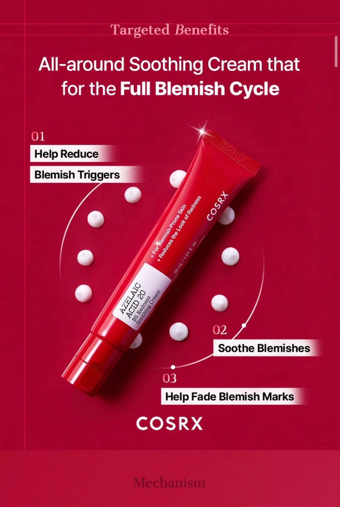 COSRX Azelaic Acid 20 B5 Redness Soothing Cream