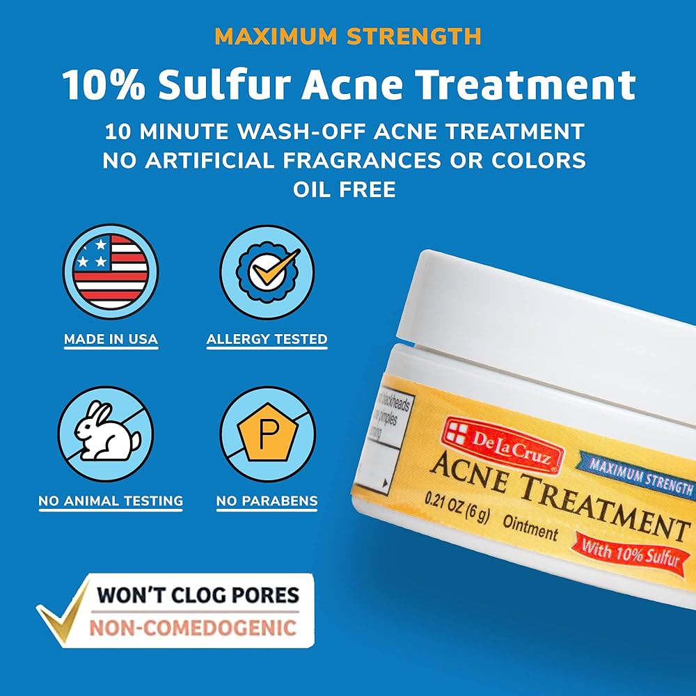 De La Cruz - Acne Treatment with 10% Sulfur