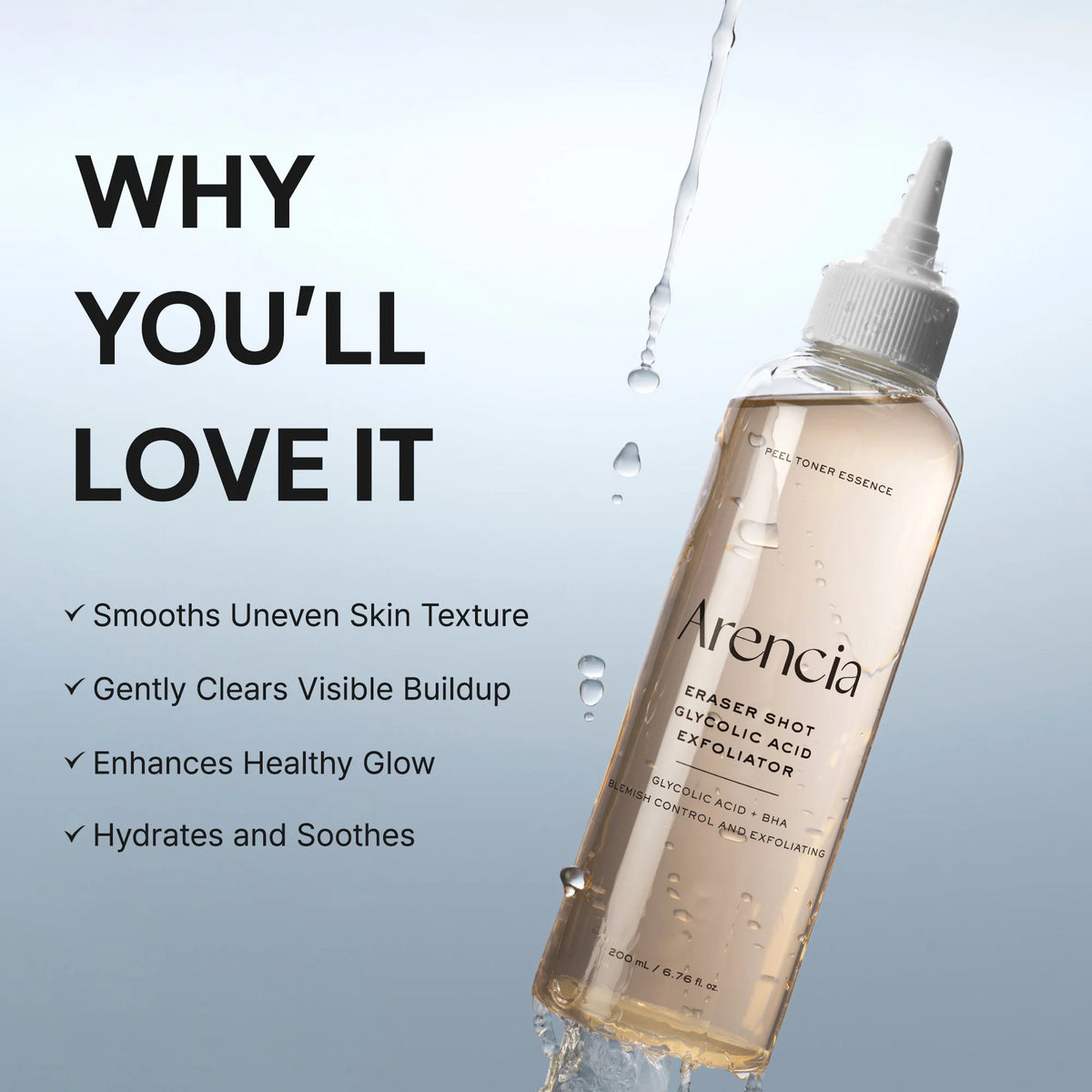 Arencia-Eraser Shot Glycolic Acid Exfoliator