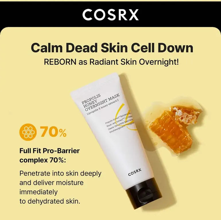 COSRX - Full Fit Propolis Honey Overnight Mask
