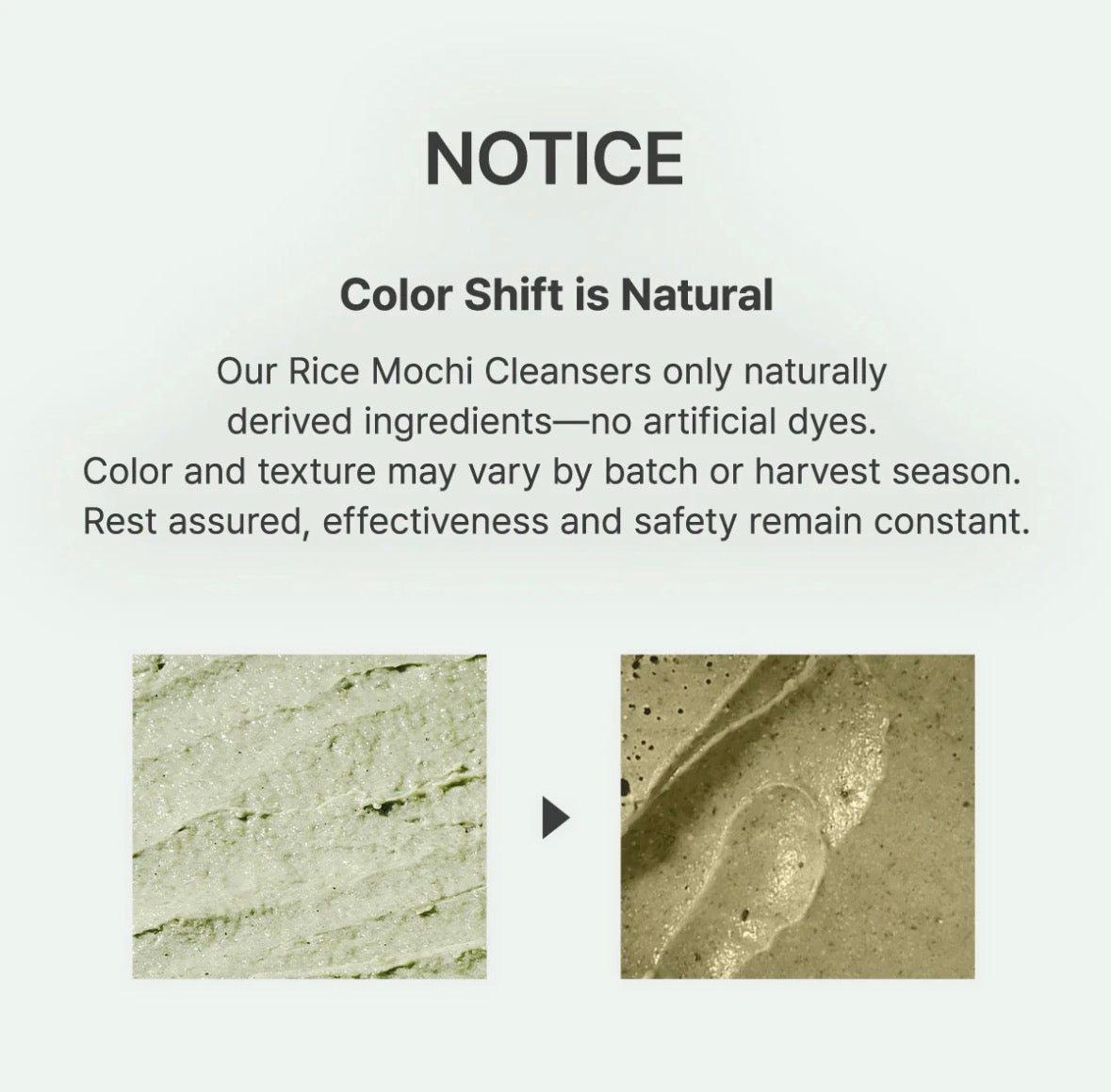 Arencia Fresh Green Rice Mochi Cleanser