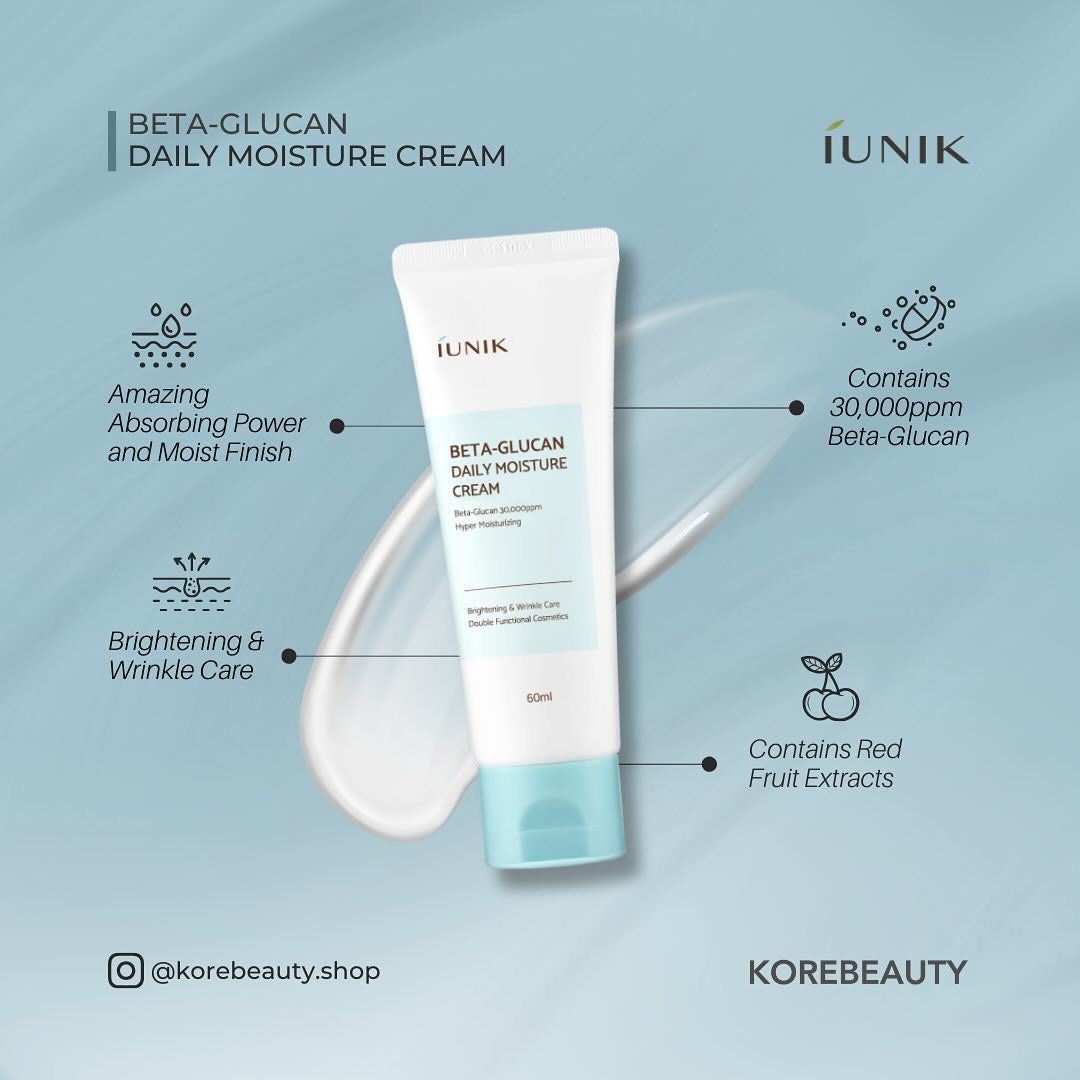 IUNIK Beta-Glucan Daily Moisture Cream