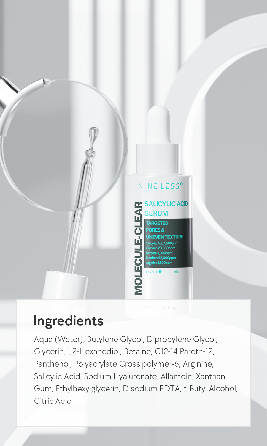 NINELESS [MOLECULE-CLEAR] Salicylic Acid Serum