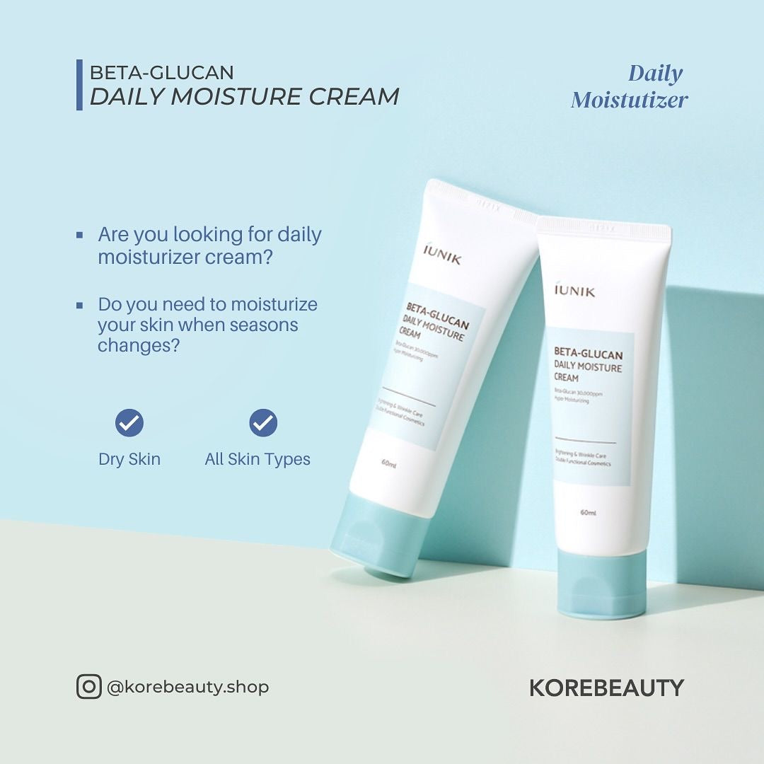 IUNIK Beta-Glucan Daily Moisture Cream