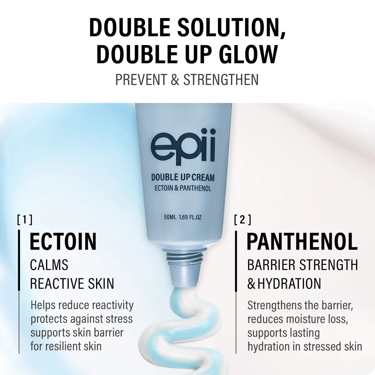 epii Double up cream, Ectoin & Panthenol