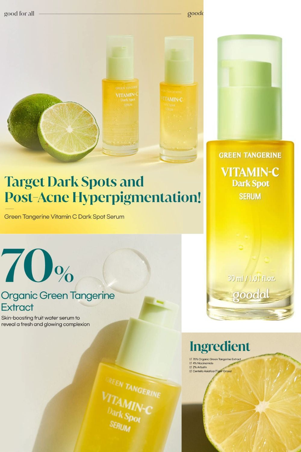 Goodal Green Tangerine Vita-C Dark Spot Care Serum