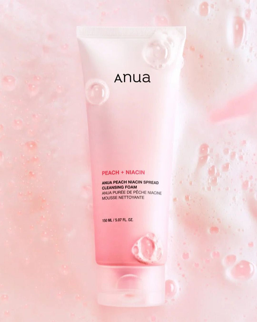 Anua Peach + Niacin Cleansing Foam