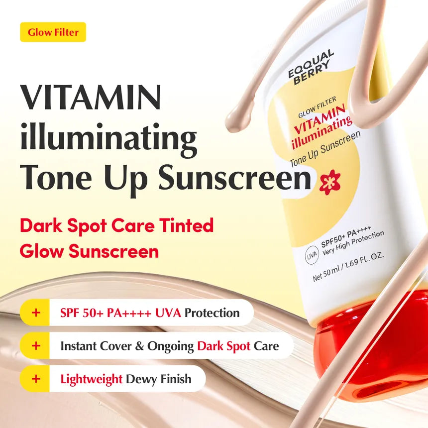 EQQUALBERRY - Vitamin Illuminating Tone Up Sunscreen