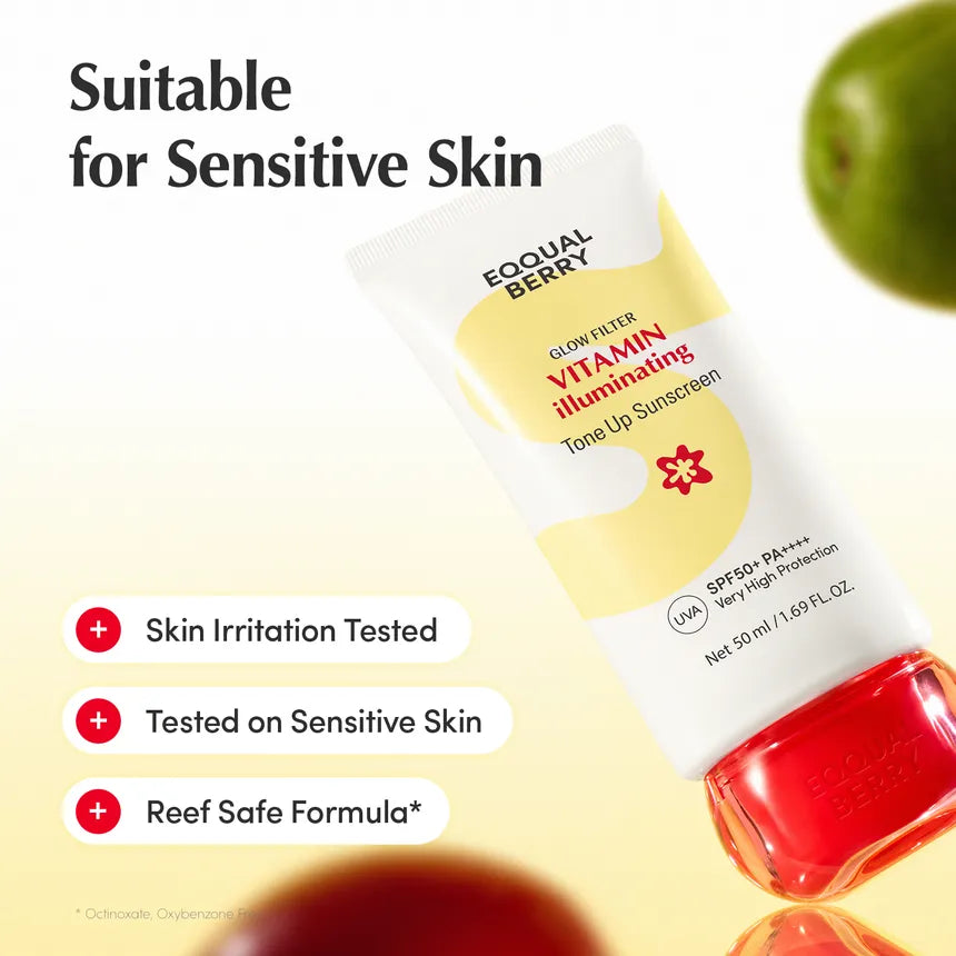 EQQUALBERRY - Vitamin Illuminating Tone Up Sunscreen