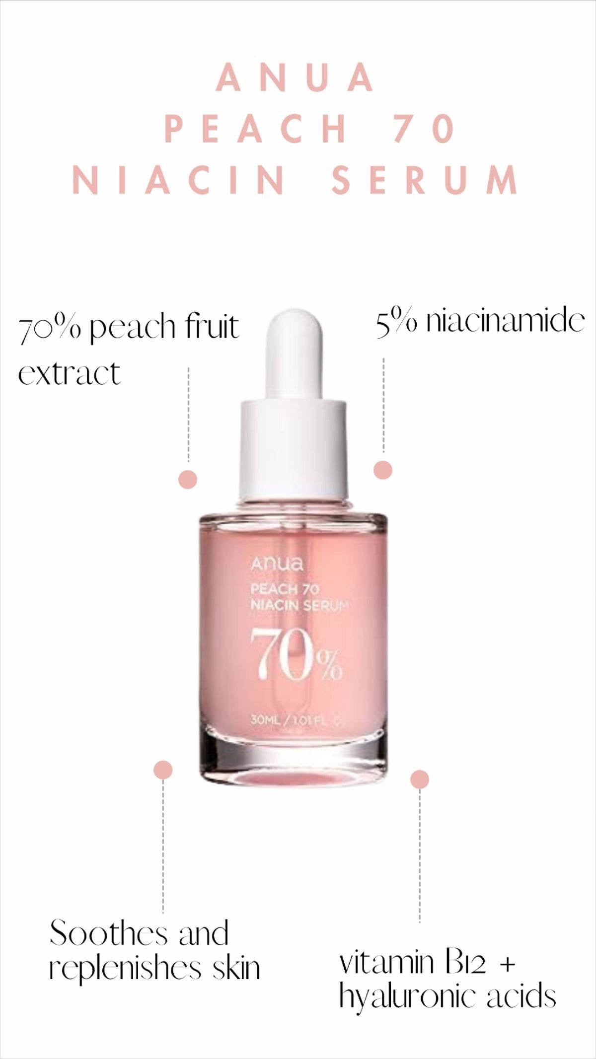 ANUA PEACH 70 NIACIN SERUM 30ML