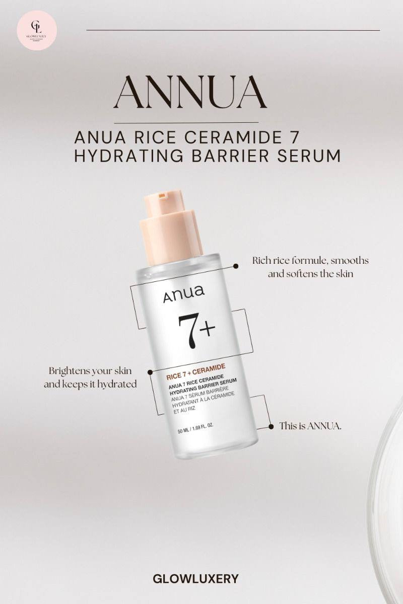 ANUA 7 RICE CERAMIDE HYDRATING BARRIER SERUM