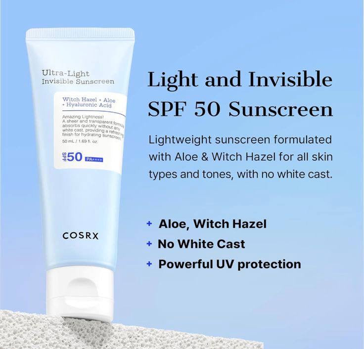 Ultra-Light Invisible Sunscreen COSRX