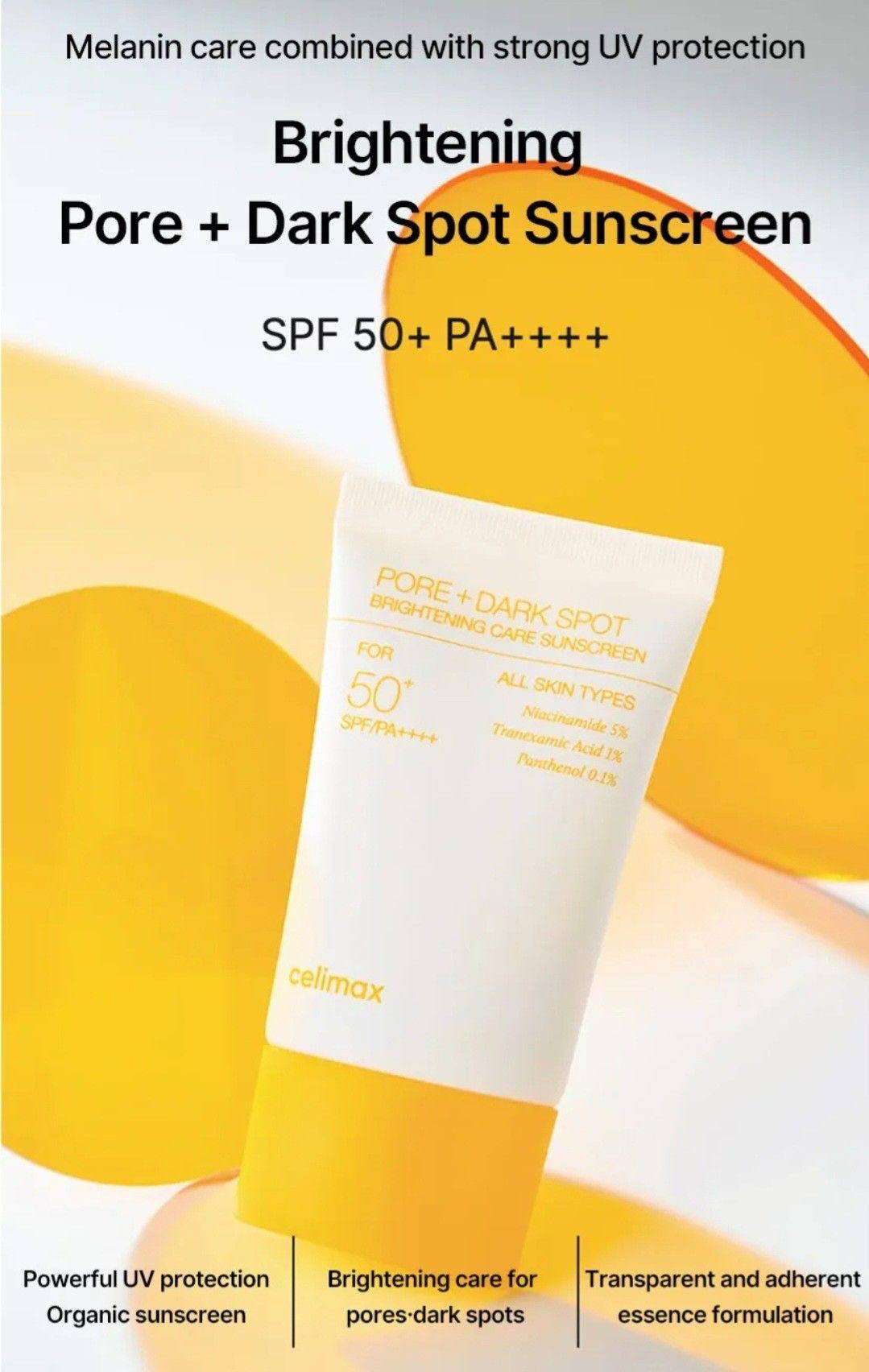 Brightening Pore + Dark Spot Sunscreen Celimax