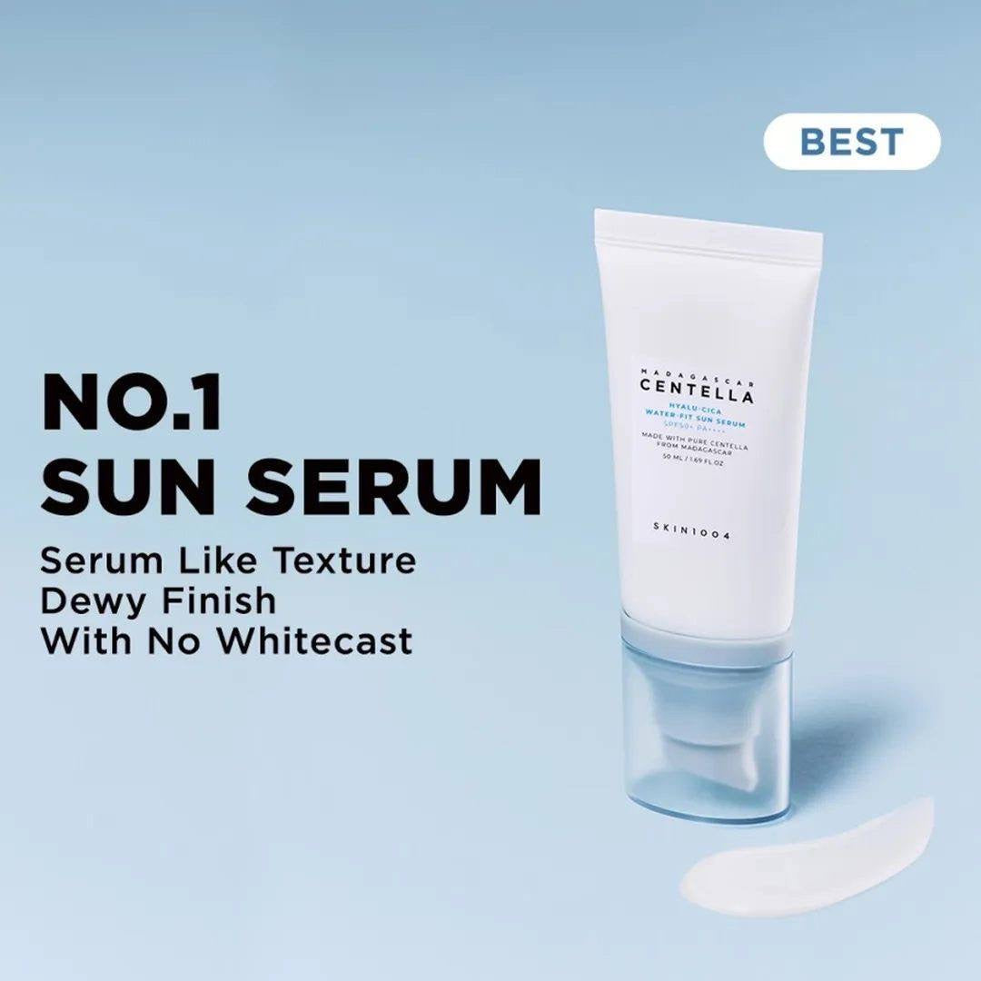 CENTELLA MADAGASCAR WATER FIT SUN SERUM HYALU-CICA
