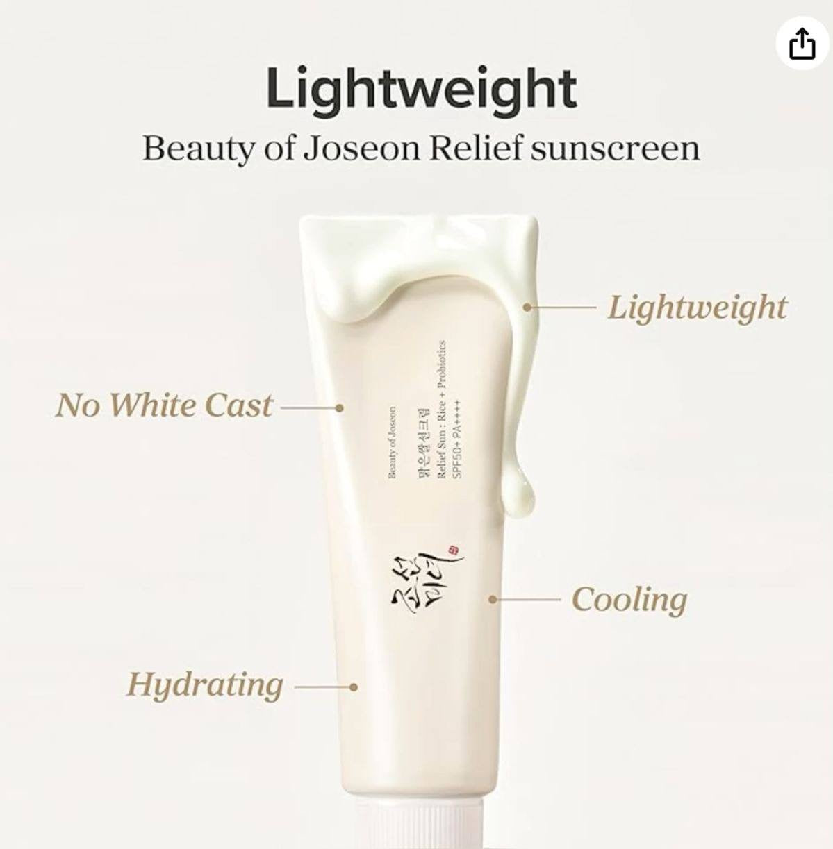 Beauty Of Joseon Relief Sun: Rice+Probiotics