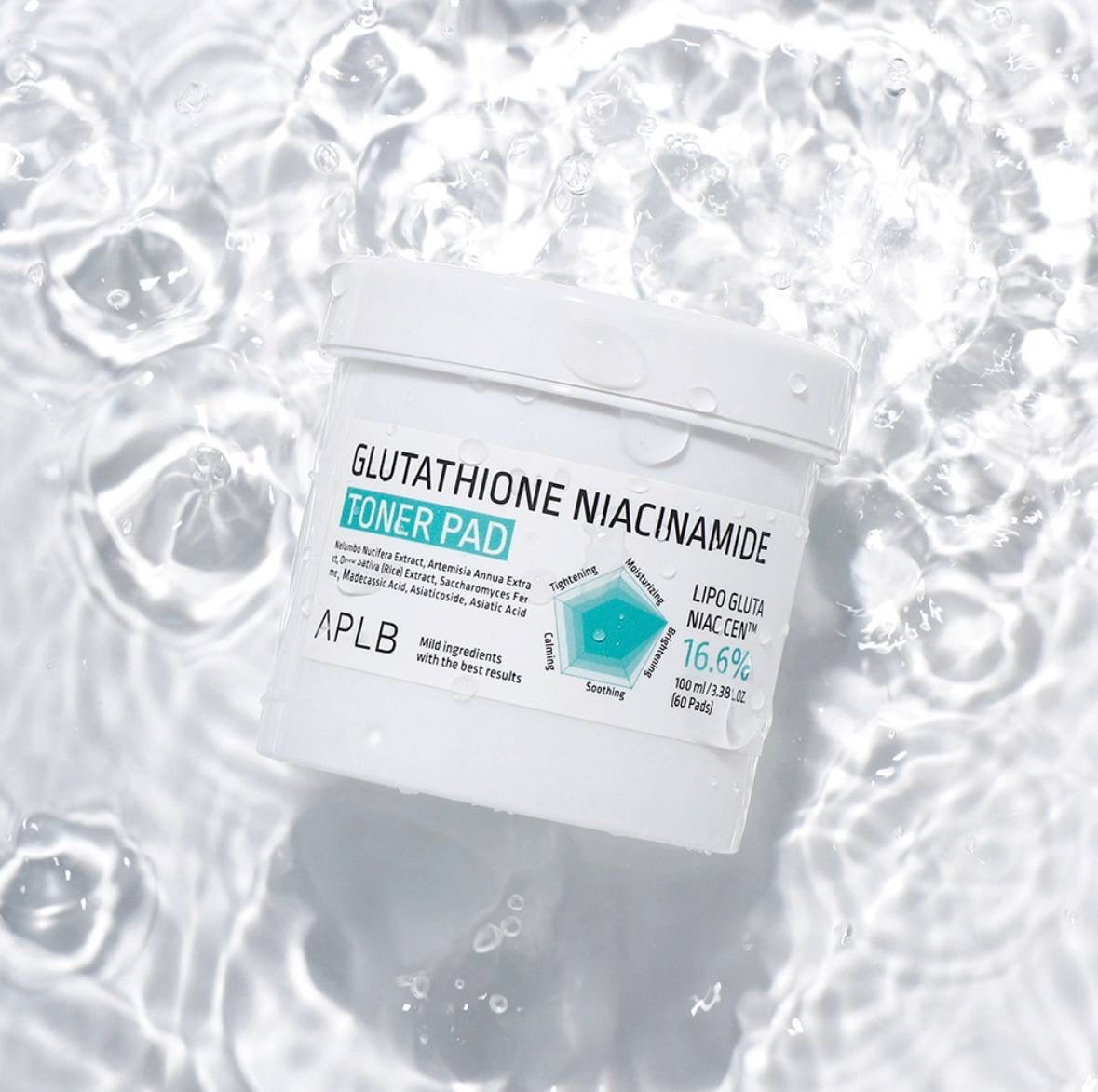 LPLB Glutathione Niacinamide Toner Pad