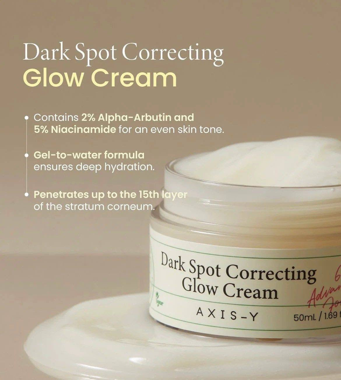 Axis-Y Dark Spot Correcting Glow Cream