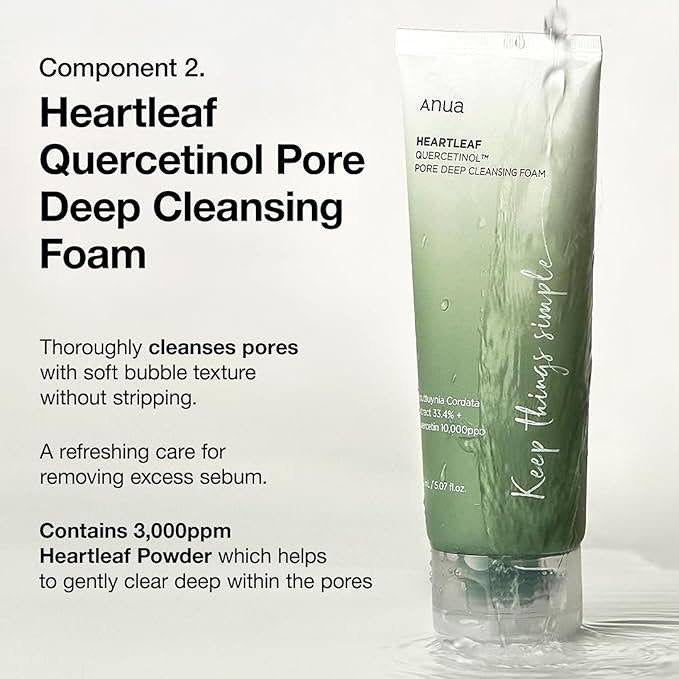 Anua Heartleaf Quercetinol Pore Deep Cleansing Foam