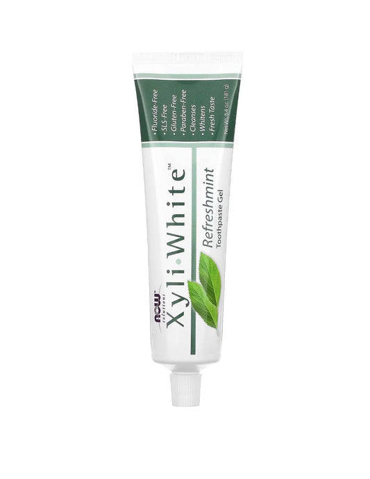 NOW Xyli White Refreshmint Toothpaste Gel