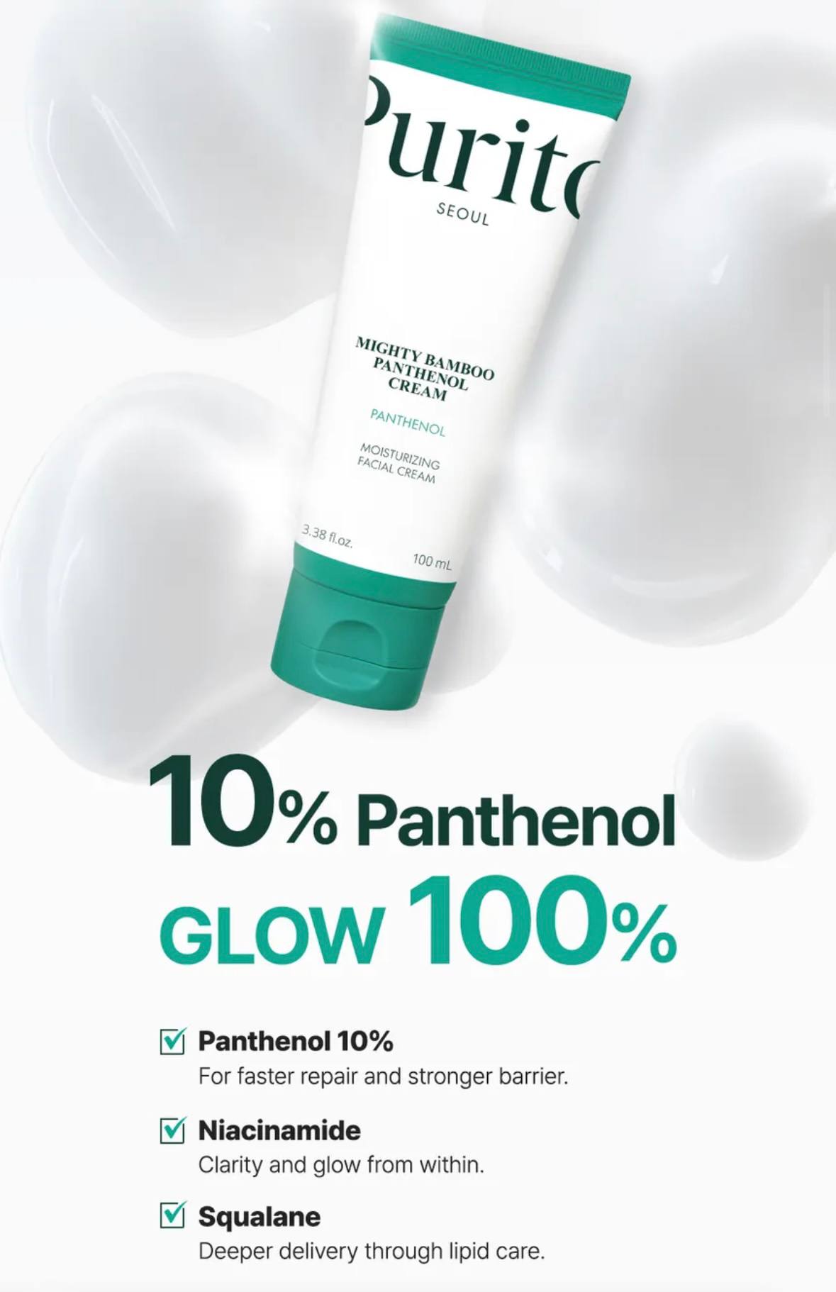 Purito Seoul Mighty Bamboo Panthenol Cream
