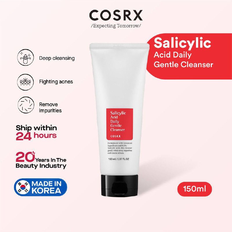 Salicylic acid daily gentle cleanser cosrx