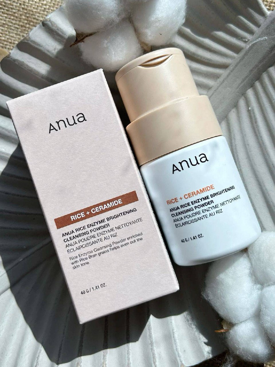 Anua Rice enzyme Brightening cleansing powder